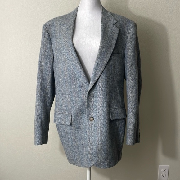 Men’s 100% pure wool blue blazer size 54